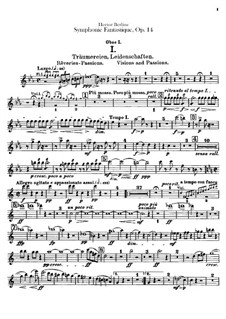 Symphonie fantastique, H.48 Op.14: Oboen- und Englischhornstimme by Hector Berlioz