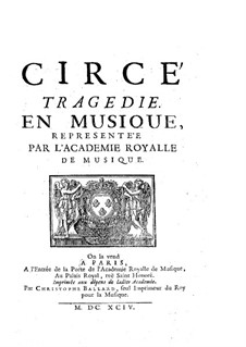 Circé: Libretto by Henri Desmarets
