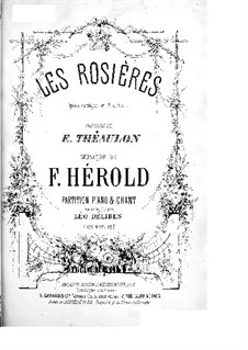 Les rosières: Akt I, für Solisten, Chor und Klavier by Ferdinand Herold