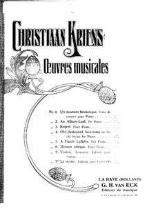 Un Moment Fantastique. Concert Waltz: Un Moment Fantastique. Concert Waltz by Christiaan Kriens