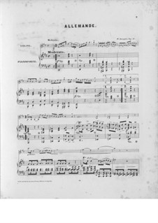 Suite für Violine und Klavier, Op.17: Suite für Violine und Klavier by Woldemar Bargiel