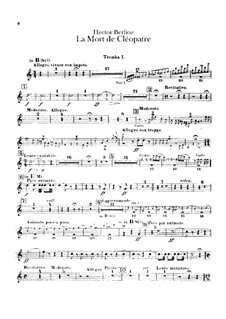Der Tod der Kleopatra, H.36: Trompetenstimmen by Hector Berlioz