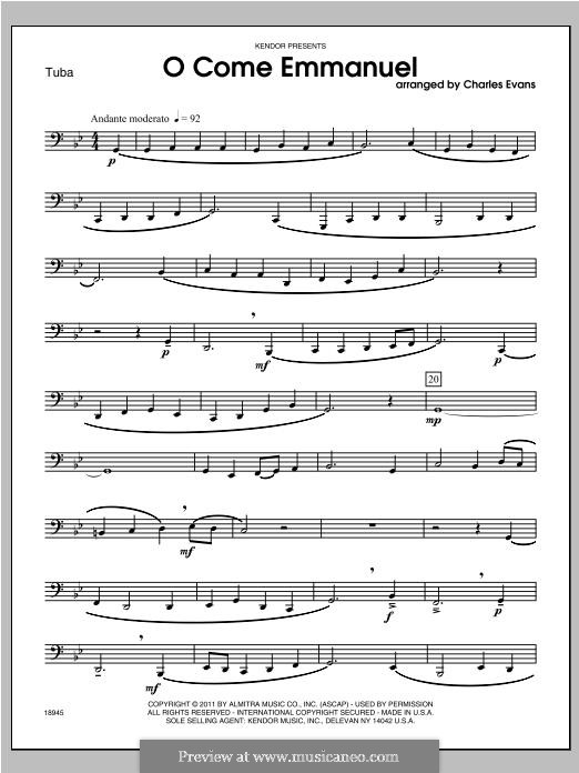 Brass Ensemble version: Tubastimme by folklore