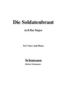 Nr.1 Die Soldatenbraunt: B flat Major by Robert Schumann