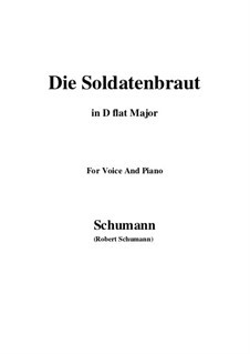 Nr.1 Die Soldatenbraunt: D flat Major by Robert Schumann