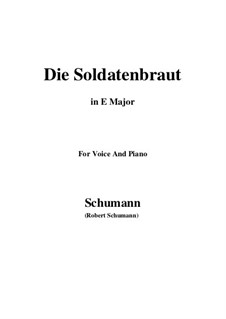 Nr.1 Die Soldatenbraunt: E Major by Robert Schumann