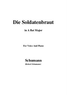 Nr.1 Die Soldatenbraunt: A flat Major by Robert Schumann