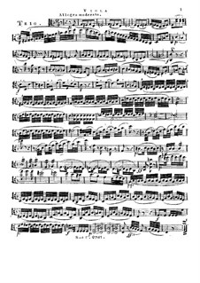 Streichtrio in F-Dur, Op.96: Violastimme by Franz Krommer