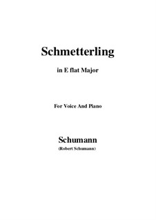 Nr.2 Schmetterling: E flat Major by Robert Schumann