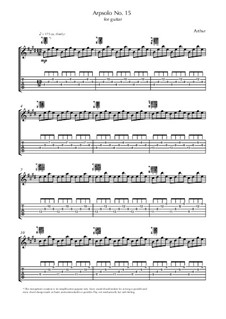 Arpsolo No.15 - for solo guitar: Arpsolo No.15 - for solo guitar by Λrthvr
