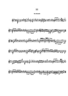Suite for Arpeggione or Viola d'amore, Op.11: Sarabande by Dov Rosenschein