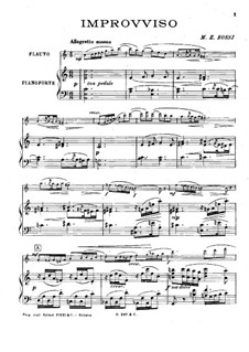 Improvisation für Flöte und Klavier: Improvisation für Flöte und Klavier by Marco Enrico Bossi
