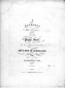 Fantasie Nr.8 in C-Dur, Op.37: Fantasie Nr.8 in C-Dur by Friedrich Kalkbrenner