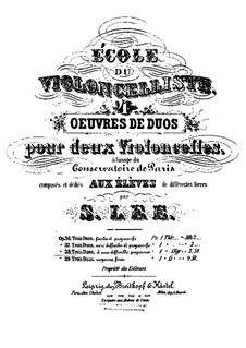 Duos für zwei Cellos, Op.38: Cellostimme II by Sebastian Lee