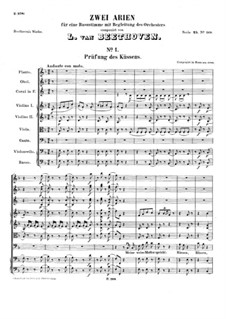 Prüfung des Küssens, WoO 89: Prüfung des Küssens by Ludwig van Beethoven