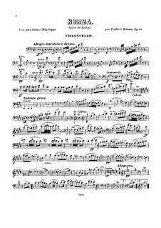 Fantasie über Themen aus 'Norma' von Bellini, Op.58: Cellostimme by Frédéric Brisson