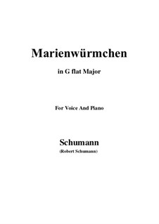 Nr.14 Marienwürmchen: G flat Major by Robert Schumann