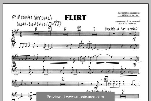 Flirt: 5th Bb Trumpet part by Bill Holman