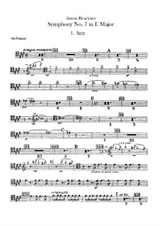 Sinfonie Nr.7 in E-Dur, WAB 107: Posaune- und Tubastimmen by Anton Bruckner