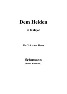 No.3 Dem Helden: B Major by Robert Schumann