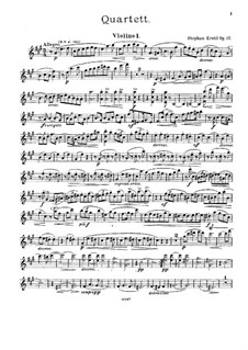 Streichquartett in A-Dur, Op.17: Stimmen by Stephan Krehl