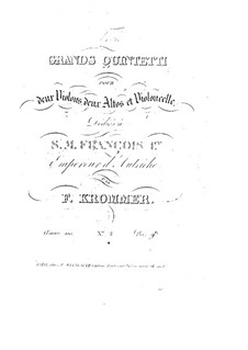 Streichquintett in d-Moll, Op.100: Streichquintett in d-Moll by Franz Krommer