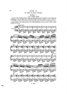 La reine Fiammette: Akte IV-V, für Solisten, Chor und Klavier by Xavier Leroux
