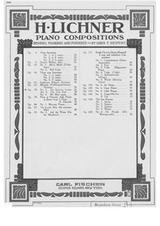 Die Tanzstunde, Op.78 No.2: Die Tanzstunde by Heinrich Lichner