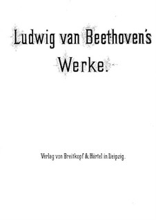 Sechs Ländlerische Tänze für zwei Violinen und Cello, WoO 15: Vollständiger Satz, für Klavier, vierhändig by Ludwig van Beethoven