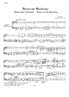 Hymne zur Wandlung, H.100: Hymne zur Wandlung by Hector Berlioz