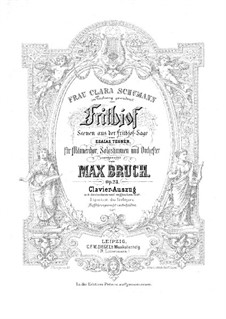 Frithjof, Op.23: Frithjof by Max Bruch