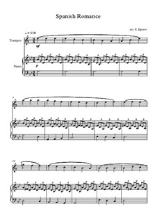 Spanische Romanze: For trumpet and piano by folklore