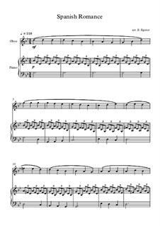 Spanische Romanze: Für Oboe und Klavier by folklore