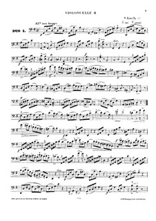 Drei Duos für zwei Cellos, Op.37: Cellostimme II by Sebastian Lee