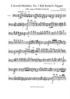 Reb Itzekel's Niggun (The Song of Rabbi Ezekiel): For cello solo by folklore