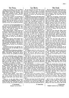 Drei Traueroden, S.112: Nr.1 Die Toten by Franz Liszt