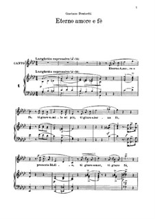 Eterno amore e fè: A flat Major by Gaetano Donizetti