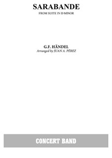 Suite Nr.4 in d-Moll, HWV 437: Sarabande by Georg Friedrich Händel