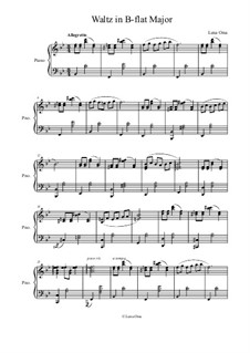 Waltz in B-flat major: Waltz in B-flat major by Lena Orsa