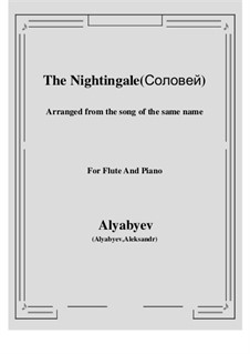 Nachtigall: Für Flöte und Piano by Alexander Aljabjew