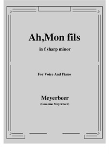 Der Prophet: Ah, Mon fils by Giacomo Meyerbeer