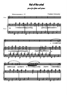 Hut the wind: Für Flöte und Piano by Vladimir Solonskiy