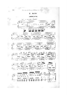 Quentin Durward: Akte II-III, für Solisten, Chor und Klavier by François-Auguste Gevaert