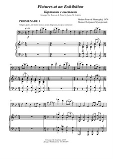 Vollständiger Zyklus: For Bassoon & Piano by Modest Mussorgski