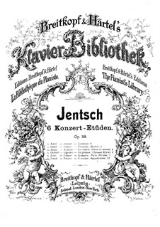 Konzert-Etüde Nr.6, Op.28: Konzert-Etüde Nr.6 by Max Jentsch