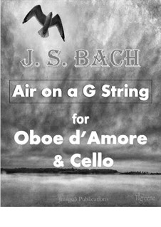 Aria. Version by James Guthrie: For Oboe d'Amore & Cello by Johann Sebastian Bach