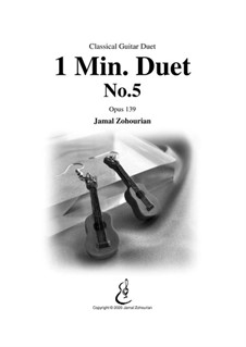 1 Min Duet No.5, Op.139: 1 Min Duet No.5 by Jamal Zohourian