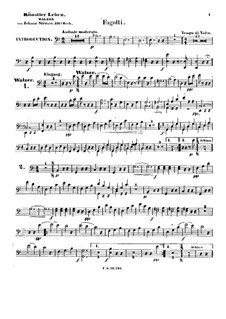 Künstlerleben, Op.316: Fagottstimme by Johann Strauss (Sohn)