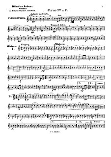 Künstlerleben, Op.316: Waldhornstimme I by Johann Strauss (Sohn)