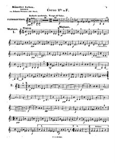 Künstlerleben, Op.316: Waldhornstimme II by Johann Strauss (Sohn)